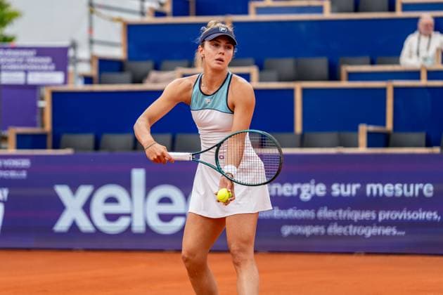 Tennis, Internationaux de Strasbourg WTA, Tennis Damen 500, Tennisclub Straßburg, Frankreich, Jaqueline Cristian (ROU) Tennis WTA 500 Internationaux de Strasbourg
