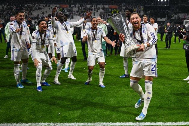 FOOTBALL - UEFA Europa League - Final - SC Freiburg vs Aston Villa FC Photo by IPA ABACAPRESS.COM84915012 - Happiness of Aston Villa F.C. after winning the UEFA Europe League 2026 final between S.C. Freiburg vs. Aston Villa F.C. on 20th May 2026 at the Tupras Stadium, Istanbul, Turkey Istanbul Turkey  Copyright: xIPAxSport ABACAx
