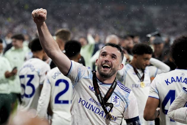 Aston Villa win UEFA Europa League title ISTANBUL, TURKIYE - MAY 21: John McGinn of Aston Villa celebrates after defeating Freiburg 3-0 to win the UEFA Europa League final match at Besiktas Park in Istanbul, Turkiye, on May 21, 2026. Arife Karakum Anadolu Istanbul Turkey. Editorial use only. Please get in touch for any other usage.  Copyright: x2026xAnadoluxArifexKarakumx