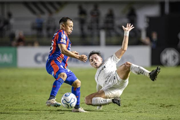 RECORD DATE NOT STATED match between Santos and San Lorenzo for the Copa CONMEBOL Sudamericana Santos (SP), 05 20 2026 - Copa Sudamericana Santos vs San Lorenzo - Action in the match between Santos and San Lorenzo for the 2026 Copa CONMEBOL Sudamericana, group stage, round 5, at the Urbano Caldeira stadium, Vila Belmiro, on the evening of Wednesday, May 20, 2026, in Santos, Brazil. Credit: William Oliveira PhD Press TheNews2(Foto: Phd Press Thenews2 imago images) SPO  Copyright: xPHDxPRESSx