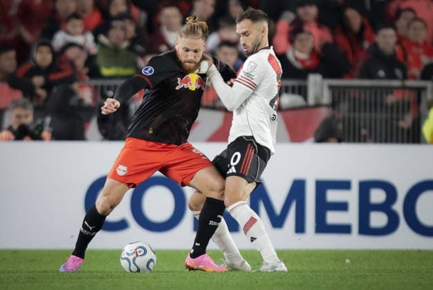 River vs Bragantino Foto: FOTOBAIRES Copa Conmebol Sudamericana. Copyright: xNICOLASxABOAFxNICOLASxABOAFx