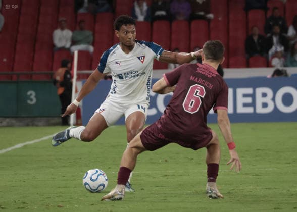 FBL COPA LIBERTADORES LIGA DE QUITO VS LANUS 20 de mayo del 2026 Encuentro entre Liga de Quito vs Lanus de Argentina por Copa Libertadores en el estadio Rodrigo Paz. QUITO PICHINCHA ECUADOR Copyright: xHENRYxLAPOx