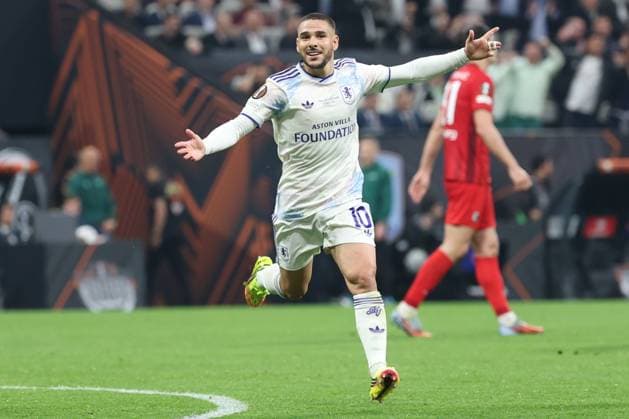 20.05.2026 - SOCCER - 2025-2026 UEFA EUROPA LEAGUE FINAL, SC Freiburg vs Aston Villa Emi Buendia of Aston Villa celebrates his team s second goal ISTANBUL ISTANBUL, BESIKTAS PARK TÜPRAS STADIUM BESIKTAS PARK TÜPRAS STADIUM TÜRKIYE