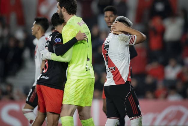 River vs Bragantino Foto: FOTOBAIRES Copa Conmebol Sudamericana. Copyright: xNICOLASxABOAFxNICOLASxABOAFx