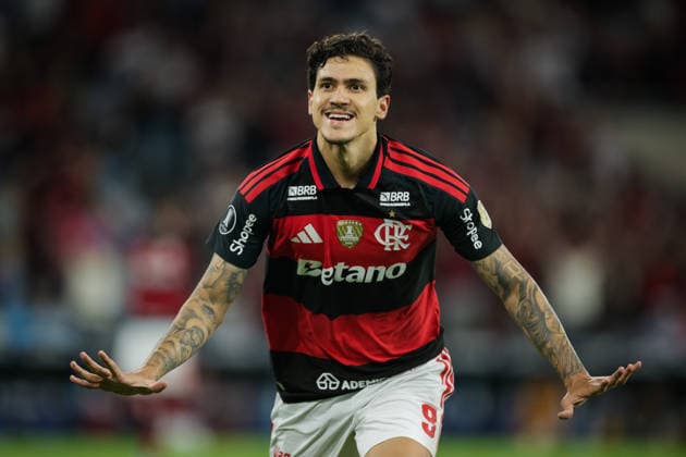 May 20, 2026, Rio De Janeiro, Rio De Janeiro, Brazil: RIO DE JANEIRO, BRAZIL - MAY 20: PEDRO of Flamengo celebrates after scoring the team s first goal during the match between Flamengo and Estudiantes as part of Copa CONMEBOL Libertadores at Maracana Stadium on May 20, 2026 in Rio de Janeiro, Brazil. Rio De Janeiro Brazil - ZUMAc227 20260520_zsp_c227_020 Copyright: xRuanoxCarneirox