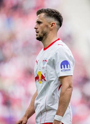 Leipzigs Christoph Baumgartner. Fussball 1. Bundesliga, 33. Spieltag: RB Leipzig - FC St. Pauli 2:1. 9. Mai 2026: Leipzig, Red Bull Arena. RB Leipzig - FC St. Pauli 2:1 *** Leipzigs Christoph Baumgartner Soccer 1 Bundesliga, Matchday 33 RB Leipzig FC St Pauli 2 1 9 May 2026 Leipzig, Red Bull Arena RB Leipzig FC St Pauli 2 1