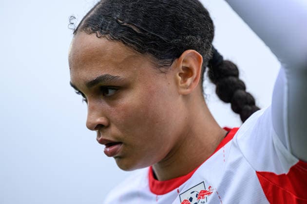 Leipzigs Lisa Baum. Fussball 1. Bundesliga Frauen RB Leipzig Frauen - Bayer 04 Leverkusen 1-3. 11. Mai 2026: Leipzig, Trainingszentrum am Cottaweg. RB Leipzig Frauen - Bayer 04 Leverkusen 1-3 *** Leipzigs Lisa Baum Soccer 1 Bundesliga Women RB Leipzig Women Bayer 04 Leverkusen 1 3 11 May 2026 Leipzig, Training Center on Cottaweg RB Leipzig Women Bayer 04 Leverkusen 1 3