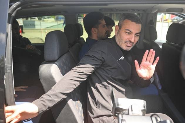 Iranian national football team visits US Embassy in Ankara for World Cup visa applications ANKARA, TURKIYE - MAY 21: Players of the Iranian national football team, set to compete in the 2026 FIFA World Cup, WM, Weltmeisterschaft, Fussball co-hosted by the US, Canada, and Mexico, leave the US Embassy after completing their visa application procedures in Ankara, Turkiye on May 21, 2026. Ismail Aslandag Anadolu Ankara Turkey. Editorial use only. Please get in touch for any other usage.  Copyright: x2026xAnadoluxIsmailxAslandagx