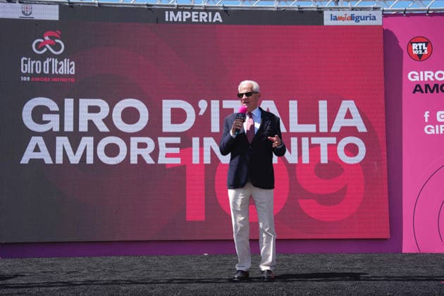 Mayor Claudio Scajola during Stage 12 of the Giro d™Italia, from Imperia to Novi Ligure, Italy, Thursday, May 21, 2026.  Copyright: xMassimoxPaolone LaPressex
