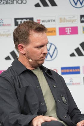 Bundestrainer Julian Nagelsmann (Deutschland) bei der WM-Kaderbekanntgabe im DFB-Campus - Frankfurt 21.05.2026: WM-Kaderbekanntgabe der Nationalmannschaft, DFB-Campus