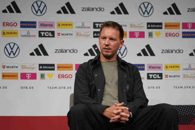 Bundestrainer Julian Nagelsmann (Deutschland) bei der WM-Kaderbekanntgabe im DFB-Campus - Frankfurt 21.05.2026: WM-Kaderbekanntgabe der Nationalmannschaft, DFB-Campus