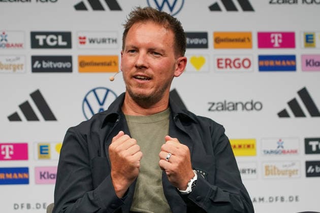 Bundestrainer Julian Nagelsmann (Deutschland) bei der WM-Kaderbekanntgabe im DFB-Campus *MAX* - Frankfurt 21.05.2026: WM-Kaderbekanntgabe der Nationalmannschaft, DFB-Campus