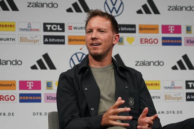 Bundestrainer Julian Nagelsmann (Deutschland) bei der WM-Kaderbekanntgabe im DFB-Campus - Frankfurt 21.05.2026: WM-Kaderbekanntgabe der Nationalmannschaft, DFB-Campus