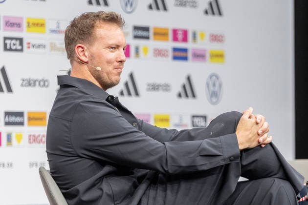 DFB Kaderbekanntgabe WM 2026, 21.05.2026 Julian Nagelsmann (Trainer Deutsche Fussball Nationalmannschaft Bundestrainer), DFB Kaderbekanntgabe WM 2026, Frankfurt, DFB Campus, 21.5.2026 Copyright: xBEAUTIFULxSPORTS Gawlikx