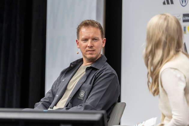 DFB Kaderbekanntgabe WM 2026, 21.05.2026 Julian Nagelsmann (Trainer Deutsche Fussball Nationalmannschaft Bundestrainer), DFB Kaderbekanntgabe WM 2026, Frankfurt, DFB Campus, 21.5.2026 Copyright: xBEAUTIFULxSPORTS Gawlikx