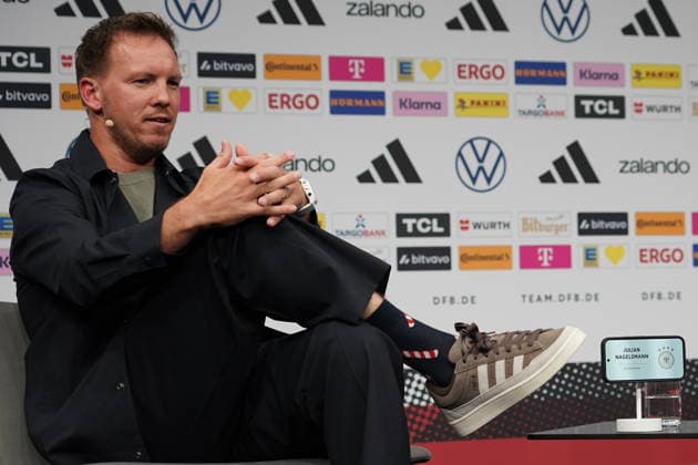 Bundestrainer Julian Nagelsmann (Deutschland) bei der WM-Kaderbekanntgabe im DFB-Campus - Frankfurt 21.05.2026: WM-Kaderbekanntgabe der Nationalmannschaft, DFB-Campus