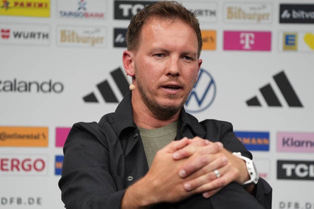 Bundestrainer Julian Nagelsmann (Deutschland) bei der WM-Kaderbekanntgabe im DFB-Campus - Frankfurt 21.05.2026: WM-Kaderbekanntgabe der Nationalmannschaft, DFB-Campus