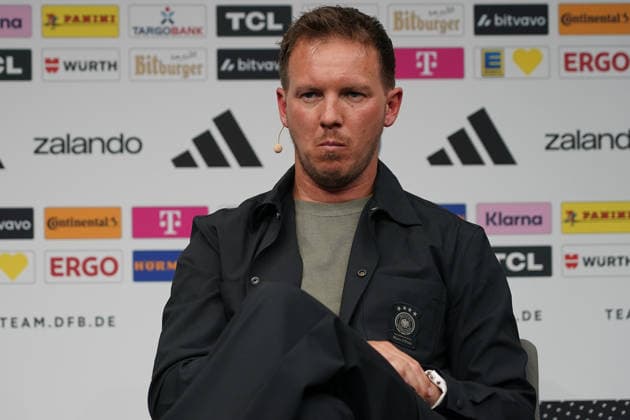 Bundestrainer Julian Nagelsmann (Deutschland) bei der WM-Kaderbekanntgabe im DFB-Campus - Frankfurt 21.05.2026: WM-Kaderbekanntgabe der Nationalmannschaft, DFB-Campus