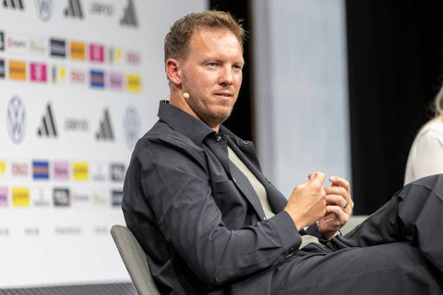 DFB Kaderbekanntgabe WM 2026, 21.05.2026 Julian Nagelsmann (Trainer Deutsche Fussball Nationalmannschaft Bundestrainer), DFB Kaderbekanntgabe WM 2026, Frankfurt, DFB Campus, 21.5.2026 Copyright: xBEAUTIFULxSPORTS Gawlikx