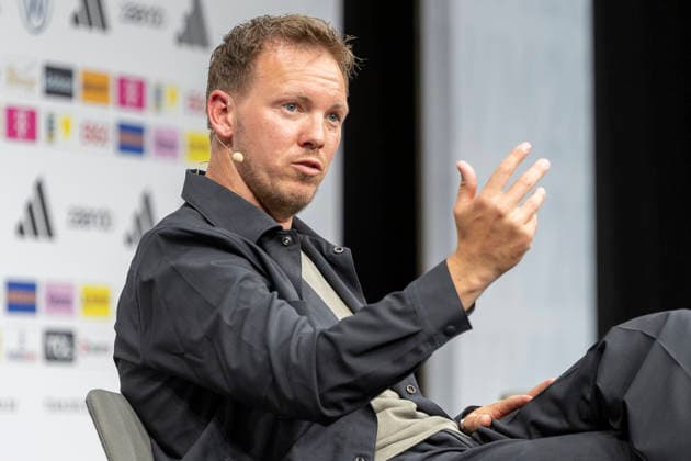 DFB Kaderbekanntgabe WM 2026, 21.05.2026 Julian Nagelsmann (Trainer Deutsche Fussball Nationalmannschaft Bundestrainer), DFB Kaderbekanntgabe WM 2026, Frankfurt, DFB Campus, 21.5.2026 Copyright: xBEAUTIFULxSPORTS Gawlikx