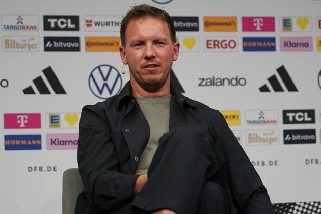 Bundestrainer Julian Nagelsmann (Deutschland) bei der WM-Kaderbekanntgabe im DFB-Campus - Frankfurt 21.05.2026: WM-Kaderbekanntgabe der Nationalmannschaft, DFB-Campus
