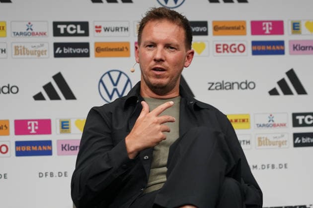 Bundestrainer Julian Nagelsmann (Deutschland) bei der WM-Kaderbekanntgabe im DFB-Campus - Frankfurt 21.05.2026: WM-Kaderbekanntgabe der Nationalmannschaft, DFB-Campus