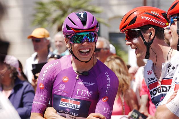 France™s Paul Magnier of Soudal Quick-Step during Stage 12 of the Giro d™Italia, from Imperia to Novi Ligure, Italy, Thursday, May 21, 2026.  Copyright: xMassimoxPaolone LaPressex