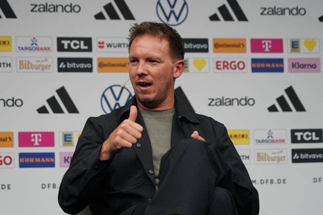 Bundestrainer Julian Nagelsmann (Deutschland) bei der WM-Kaderbekanntgabe im DFB-Campus - Frankfurt 21.05.2026: WM-Kaderbekanntgabe der Nationalmannschaft, DFB-Campus