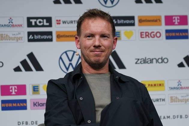 Bundestrainer Julian Nagelsmann (Deutschland) bei der WM-Kaderbekanntgabe im DFB-Campus - Frankfurt 21.05.2026: WM-Kaderbekanntgabe der Nationalmannschaft, DFB-Campus