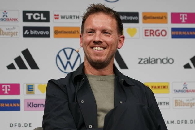 Bundestrainer Julian Nagelsmann (Deutschland) bei der WM-Kaderbekanntgabe im DFB-Campus - Frankfurt 21.05.2026: WM-Kaderbekanntgabe der Nationalmannschaft, DFB-Campus
