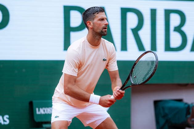 PARIS, FRANCE - MAY 21: Novak Djokovic of Serbia during a practice session prior to the 2026 French Open at Roland Garros on May 21, 2026 in Paris, France. (Photo by Pauline FIGUET SPP) Copyright: xPaulinexFIGUETx xSPPx Sportspressphoto_SPR151089
