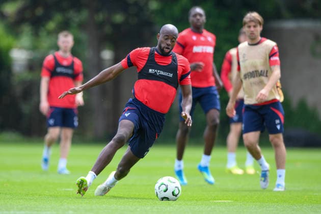 Crystal Palace Media Day Jean-Philippe Mateta during the Open Training Session at Crystal Palace Training Ground, Beckenham 21 05 2026 UK Newspapers OUT Copyright: xMalcolmxFellx FIL-23456-0045