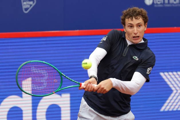 2026.05.21, xFSx, Bitpanda Open Hamburg ATP500, viertelfinale, Herren-Tennistunier in Hamburg , Am Rothembaum in Hamburg , Ugo Humbert (FRA) spielt eine Rueckhand Copyright: HMBxMedia FernandoxSoares
