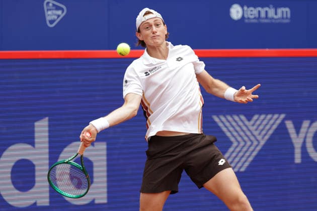 2026.05.21, xFSx, Bitpanda Open Hamburg ATP500, viertelfinale, Herren-Tennistunier in Hamburg , Am Rothembaum in Hamburg , Ignacio Buse (PER) spielt eine Vorhand Copyright: HMBxMedia FernandoxSoares