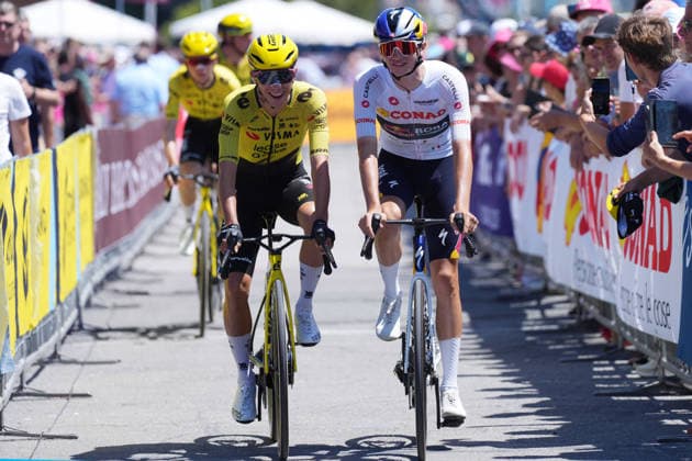 Italy™s Giulio Pellizzari of Red Bull - Bora - Hansgrohe during Stage 12 of the Giro d™Italia, from Imperia to Novi Ligure, Italy, Thursday, May 21, 2026.  Copyright: xSpada LaPressex