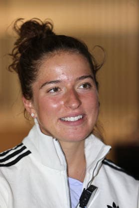 DSV Sommereinkleidung 2026 Hier im Bild Nathalie Armbruster, Kopf, Portrait, Oberkörper, Nordische Kombination, Skispringen, Langlauf, Wintersport