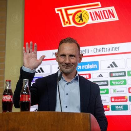 Fußball, Herren, Saison 2025 2026, 1. Bundesliga, 1. FC Union Berlin, Pressekonferenz, Trainer Sandro Wagner (Unterhaching), 21.05. 2026, Copyright: xMatthiasxKochx