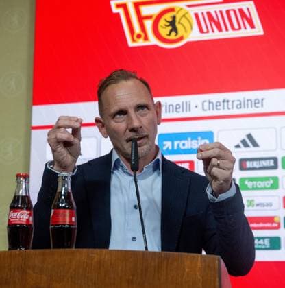 Fußball, Herren, Saison 2025 2026, 1. Bundesliga, 1. FC Union Berlin, Pressekonferenz, Trainer Mauro Lustrinelli (1. FC Union Berlin), 21.05. 2026, Copyright: xMatthiasxKochx