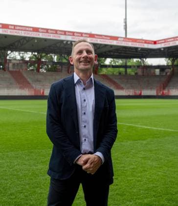 Fußball, Herren, Saison 2025 2026, 1. Bundesliga, 1. FC Union Berlin, Pressekonferenz, Trainer Mauro Lustrinelli (1. FC Union Berlin) im Stadion An der Alten Försterei, 21.05. 2026, Copyright: xMatthiasxKochx
