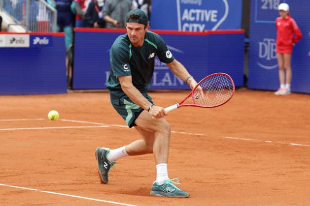 2026.05.21, xFSx, Bitpanda Open Hamburg ATP500, viertelfinale, Herren-Tennistunier in Hamburg , Am Rothembaum in Hamburg , Tommy Paul (USA) spielt eine Rueckhand Copyright: HMBxMedia FernandoxSoares