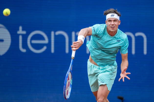 Viertelfinale, Tommy Paul (USA) - Daniel Altmaier (GER) - Tennis, Bitpanda Hamburg Open, ATP, Tennis Herren 500 Tour Hamburg, Deutschland, 21.05.26: Viertelfinale, Tommy Paul (USA) - Daniel Altmaier (GER) im Tennis Gelände Rotherbaum am 21.05.2026 in Hamburg, Deutschland. (Foto von Axel Kaste) Daniel Altmaier (GER) Hamburg Tennis Gelände Rotherbaum Freie Hansestadt Hamburg Deutschland
