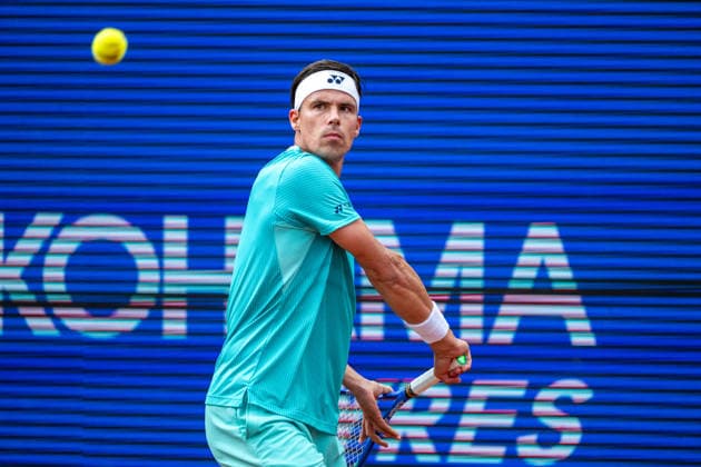 Viertelfinale, Tommy Paul (USA) - Daniel Altmaier (GER) - Tennis, Bitpanda Hamburg Open, ATP, Tennis Herren 500 Tour Hamburg, Deutschland, 21.05.26: Viertelfinale, Tommy Paul (USA) - Daniel Altmaier (GER) im Tennis Gelände Rotherbaum am 21.05.2026 in Hamburg, Deutschland. (Foto von Axel Kaste) Daniel Altmaier (GER) Hamburg Tennis Gelände Rotherbaum Freie Hansestadt Hamburg Deutschland