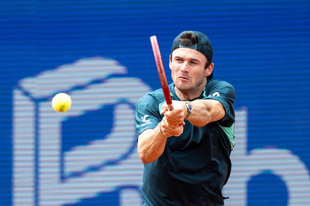 Viertelfinale, Tommy Paul (USA) - Daniel Altmaier (GER) - Tennis, Bitpanda Hamburg Open, ATP, Tennis Herren 500 Tour Hamburg, Deutschland, 21.05.26: Viertelfinale, Tommy Paul (USA) - Daniel Altmaier (GER) im Tennis Gelände Rotherbaum am 21.05.2026 in Hamburg, Deutschland. (Foto von Axel Kaste) Tommy Paul (USA) Hamburg Tennis Gelände Rotherbaum Freie Hansestadt Hamburg Deutschland