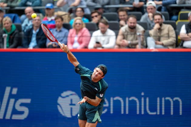 Viertelfinale, Tommy Paul (USA) - Daniel Altmaier (GER) - Tennis, Bitpanda Hamburg Open, ATP, Tennis Herren 500 Tour Hamburg, Deutschland, 21.05.26: Viertelfinale, Tommy Paul (USA) - Daniel Altmaier (GER) im Tennis Gelände Rotherbaum am 21.05.2026 in Hamburg, Deutschland. (Foto von Axel Kaste) Tommy Paul (USA) Hamburg Tennis Gelände Rotherbaum Freie Hansestadt Hamburg Deutschland