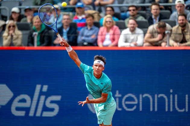 Viertelfinale, Tommy Paul (USA) - Daniel Altmaier (GER) - Tennis, Bitpanda Hamburg Open, ATP, Tennis Herren 500 Tour Hamburg, Deutschland, 21.05.26: Viertelfinale, Tommy Paul (USA) - Daniel Altmaier (GER) im Tennis Gelände Rotherbaum am 21.05.2026 in Hamburg, Deutschland. (Foto von Axel Kaste) Daniel Altmaier (GER) Hamburg Tennis Gelände Rotherbaum Freie Hansestadt Hamburg Deutschland