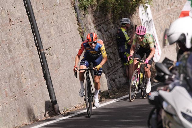 Italy’s Giulio Ciccone of Lidl-Trek during Stage 12 of the Giro d’Italia, from Imperia to Novi Ligure, Italy, Thursday, May 21, 2026.  Copyright: xMarcoxAlpozzi LaPressex