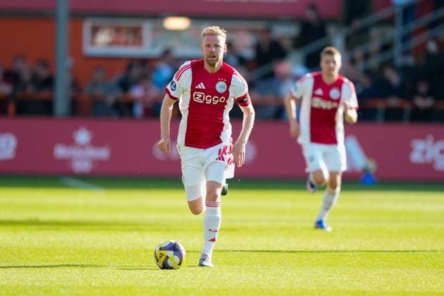 VOLENDAM , 21-05-2026 , Kras Stadium, season 2025 2026 , Play-offs for European football , Dutch Eredivisie Football . Match between Ajax and FC Groningen , picture shows Ajax player Davy Klaassen Ajax - Groningen (play off)  x203865205x Copyright: