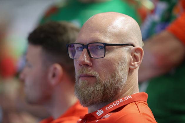 21.05.2026, xtgx, Handball, Daikin HBL, SC Magdeburg - SG Flensburg Handewitt v.l. Ales Pajovic (Flensburg, Trainer) Portrait, Portraet, Einzelbild Magdeburg