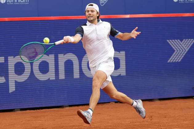 2026.05.21, xFSx, Bitpanda Open Hamburg ATP500, viertelfinale, Herren-Tennistunier in Hamburg , Am Rothembaum in Hamburg , Aleksandar Kovacevic (USA) spielt eine Vorhand Copyright: HMBxMedia FernandoxSoares