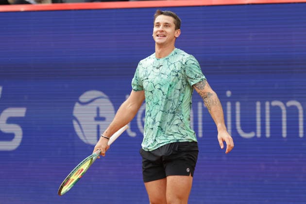 2026.05.21, xFSx, Bitpanda Open Hamburg ATP500, viertelfinale, Herren-Tennistunier in Hamburg , Am Rothembaum in Hamburg , Camilo Ugo Carabelli (ARG) laechelt Copyright: HMBxMedia FernandoxSoares